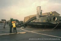 BH7 being moved to The Hovercraft Museum